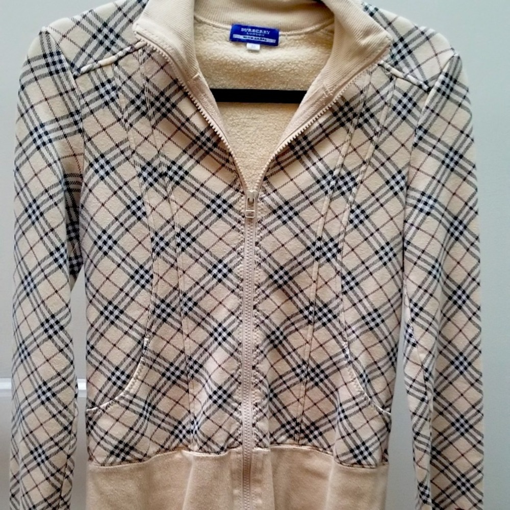 Burberry blue label zipper jacket